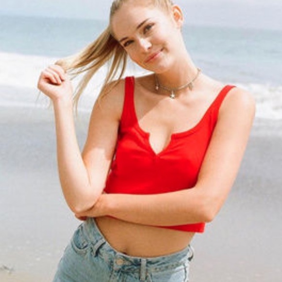 Brandy Melville Tops - red tank top